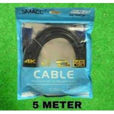 SMACC 5 METER HDMI CABLE MALE TO MALE