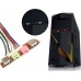 XBLAZE MOTHERBOARD HOST CASE USB 3.5MM AUDIO MIC& EARPHONE UITH DUAL USB FRONT PANEL WIRE